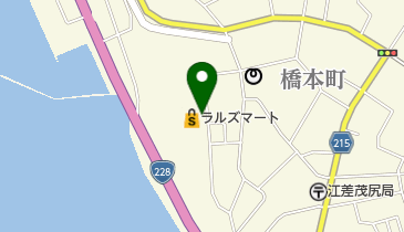 ラルズマート 江差店の地図画像