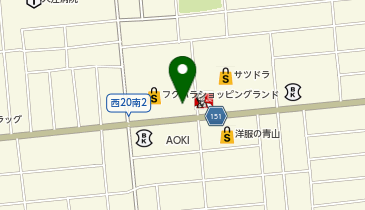 フクハラ ショッピングランドいっきゅう店の地図画像