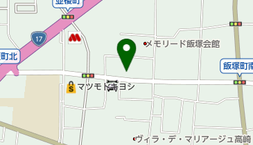 アミング 高崎飯塚店の地図画像
