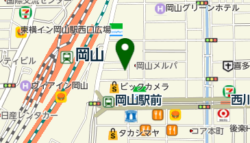 とりから屋 岡山本店の地図画像