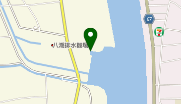 八潮機場樋管の地図画像