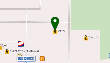 薬ヒグチ アピタタウンけいはんな店の地図画像