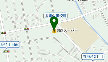 薬ヒグチ 金剛店の地図画像