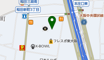 薬ヒグチ 東大阪店の地図画像