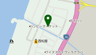 H.A.N.D. Nail(ハンド ネイル) 北谷の地図画像