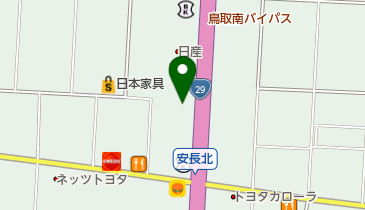 JAF(ジャフ) 鳥取支部の地図画像