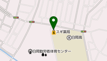 スギドラッグ 新白岡店の地図画像