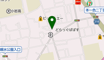 どらっぐぱぱす 本一色店の地図画像