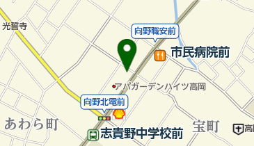 キングファミリー 高岡向野店の地図画像