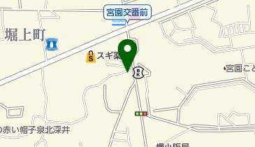 キングファミリー 堺八田北店の地図画像