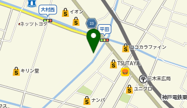 キングファミリー 垂水名谷インター店の地図画像