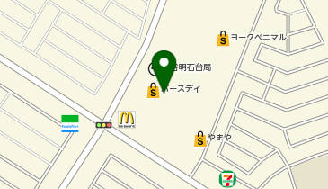 ドラッグストアマツモトキヨシ 明石台店の地図画像