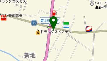 明屋書店 豊後高田店の地図画像