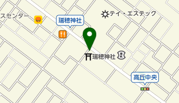 浜松中央警察署 葵高丘交番の地図画像