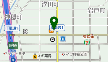 Aigan(アイガン) 薬師通店の地図画像