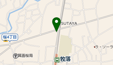 Aigan(アイガン) 箕面牧落店の地図画像