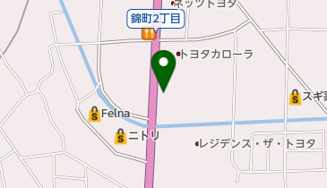 カーチス 豊田の地図画像