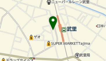 武里スポーツ館の地図画像