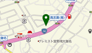 追風丸 大謝名店の地図画像