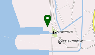 大河津分水可動堰の地図画像