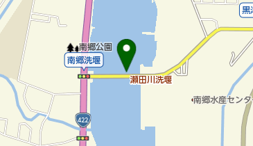 瀬田川洗堰の地図画像