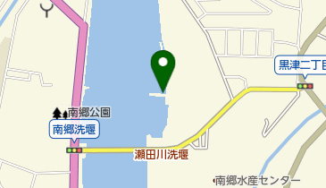 南郷洗堰(遺構)の地図画像