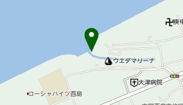 伝法水門の地図画像