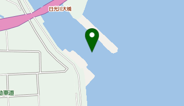 日光川水閘門の地図画像