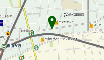 SBS TOKYO(トウキョウ) 自由が丘店の地図画像