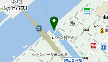 浜前水門の地図画像