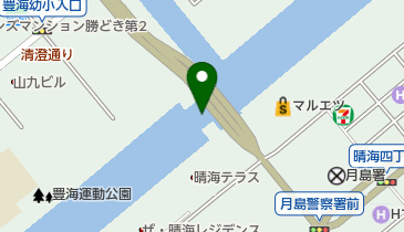 朝潮水門の地図画像