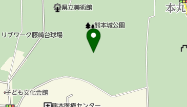 二の丸広場の地図画像