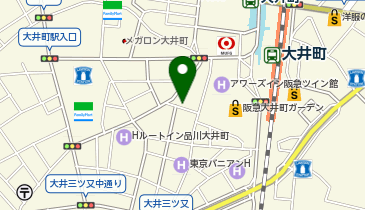 BLV(ブルー) 大井町店の地図画像