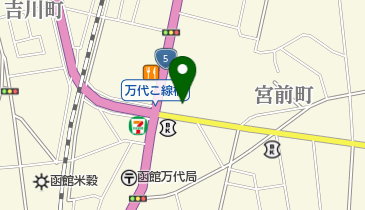 北海道ガス株式会社 函館支店の地図画像