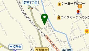 韮崎市民交流センター ニコリの地図画像