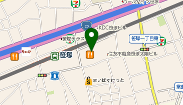 紀伊國屋書店 笹塚ショッピングモール TWENTY ONE店の地図画像