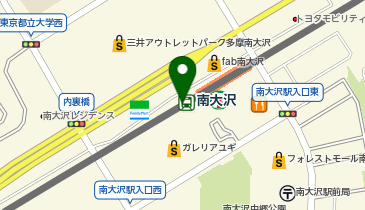 DASHING DIVA(ダッシングディバ) フレンテ南大沢店の地図画像