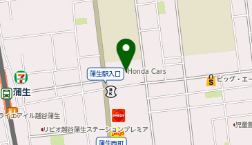 U-Select(ユーセレクト) 南越谷の地図画像