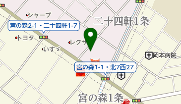 Honda Cars 北海道 U-Select(ホンダ カーズ ホッカイドウ ユーセレクト)札幌の地図画像