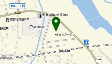 ゆらのガーデンの地図画像