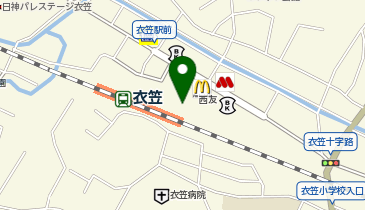 おかしのまちおか 衣笠店の地図画像