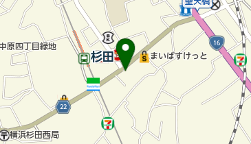 おかしのまちおか 杉田店の地図画像