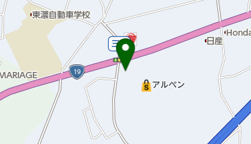 Honda Cars(ホンダ カーズ) 岐阜 中津川西店の地図画像