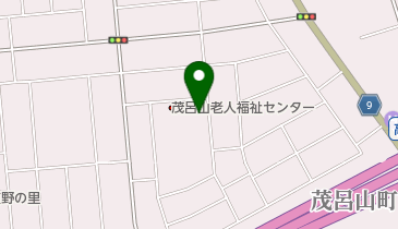 茂呂山公園の地図画像