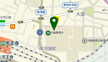 大阪市総合教育センターの地図画像