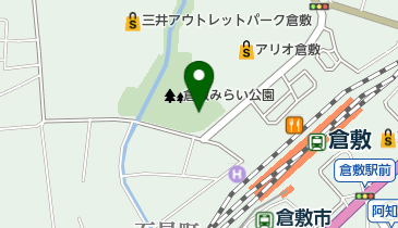 倉敷みらい公園の地図画像