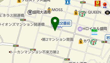 ジェイムズ英会話 盛岡校の地図画像