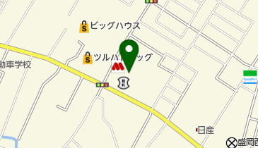 プリンス英米学院 盛岡北校の地図画像