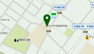 白石中央自動車学園の地図画像