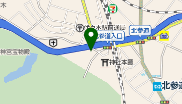 渋谷消防署 原宿出張所の地図画像